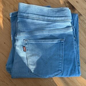 Levi's Sky Blue Denim Pants pull on